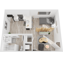 Studio B D-105 floor plan